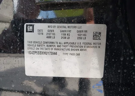 2017 Buick Lacrosse Essence из США, поврежденный, VIN 1G4ZP5SSXHU173944